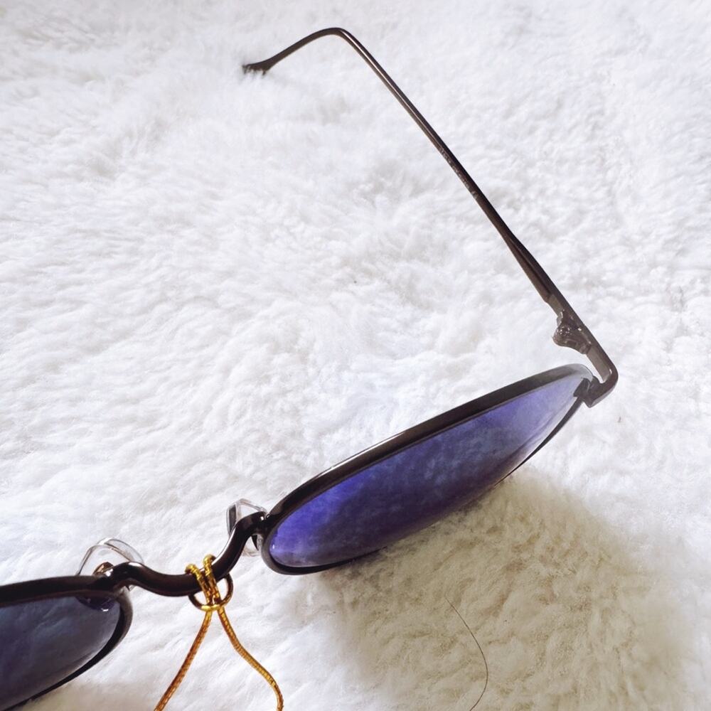 Brielle Bright Blue Polarized Mirrored Sunglasses - Picture 7 of 14